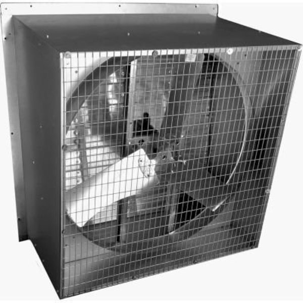 Hessaire Products. Hessaire 36" Slantwall Exhaust Fan - Direct Drive - 1/2 HP - 10770 CFM - 115/230V 36SWD370